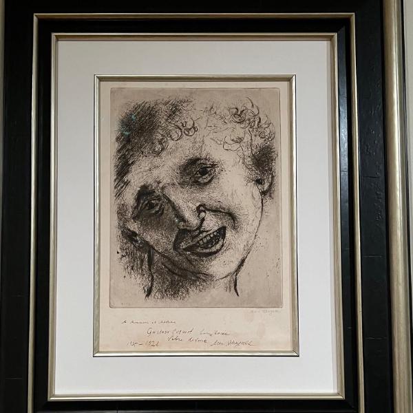 MARC CHAGALL-Self-portrait